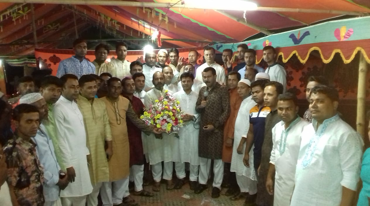 চৌদ্দগ্রামে বিএনপির আহবায়ক কামরুল হুদার ঈদ শুভেচ্ছা বিনিময়