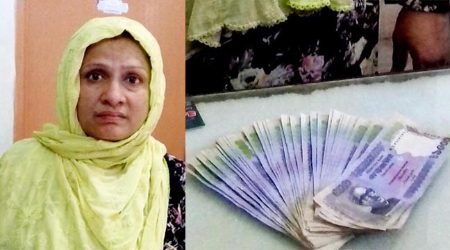 চান্দিনায় ৯৯ হাজার টাকার জাল নোটসহ নারী আটক