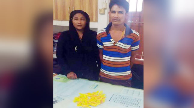 দাউদকান্দিতে ইয়াবাসহ স্বামী-স্ত্রী আটক