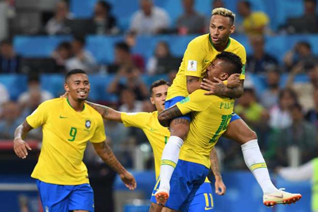 ব্রাজিলের কাছে সার্বিয়ার সব প্রতিরোধ ভেঙে গেল সহজেই