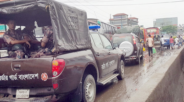 নজিরবিহীন প্রস্তুতি গাজীপুরে