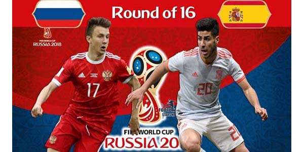 দুর্দান্ত স্পেনের বিপক্ষে রাশিয়ার নক আউট ম্যাচ শুরু