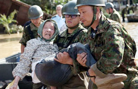 জাপানে বন্যায় মৃতের সংখ্যা বেড়ে ১২৬