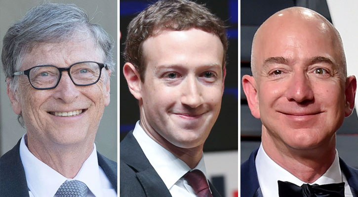 বিশ্বের শীর্ষ তিন ধনীই প্রযুক্তিবিদ