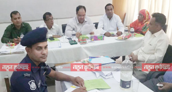 চৌদ্দগ্রামে দূর্গাপূজা উপলক্ষ্যে আইনশৃঙ্খলা কমিটির সভা