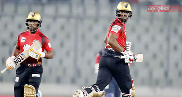 লুইসের ঝড়ো সেঞ্চুরি : দ্বিতীয় সর্বোচ্চ সংগ্রহ কুমিল্লার