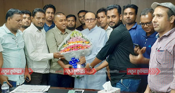 মুরাদনগর সাংবাদিকদের সাথে ইউসুফ আবদুল্লাহ হারুনের মতবিনিময়